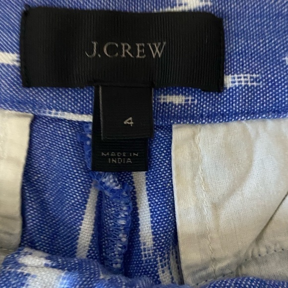 J. Crew Womens Sunfaded Ikat Print Cotton Shorts - Picture 7 of 7